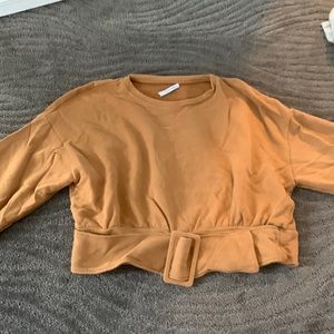 Zara Cropped Sweatshirt
